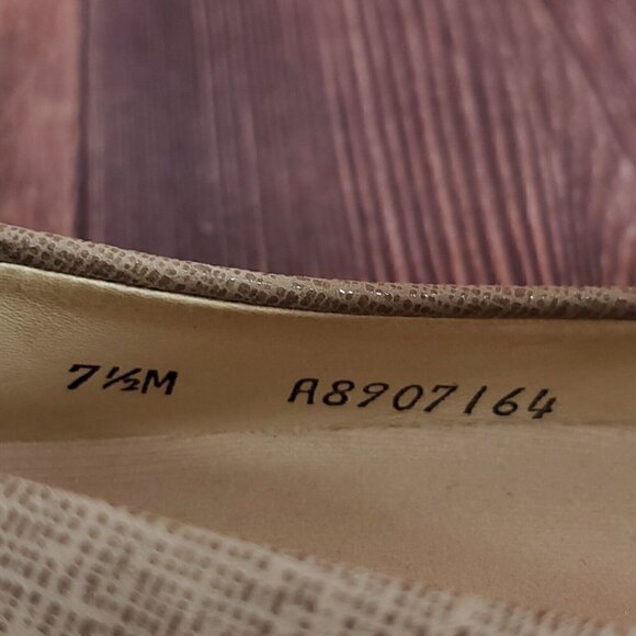 SAS Scenic Womens Size 7.5 M Tan Fog Comfort Slip On Ballet Flats Shoes USA Made - Picture 14 of 14